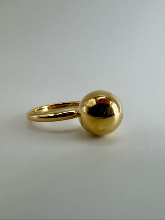 Tiffany & Co. Jewelry - Tiffany & Co 18K Yellow Gold Large HardWear Ball Ring